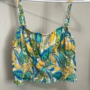 Tropical Print Women's Top